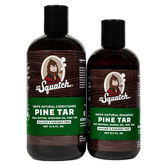 Picture of Dr. Squatch Pine Tar Hair Care Kit