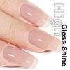 Picture of AILLSA Nude Gel Polish - Jelly Gel Nail Polish Gray Pink Translucent Soak Off U V Gel Polish Neutral Color Nail Gel Polish for Nail Art French Manicure at Home 0.51 Fl Oz /GB61