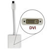 Picture of NewerTech Mini DisplayPort & Thunderbolt to DVI Video Adapter, 8-inch, Premium Quality, White