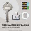 Picture of Kensington FID0 U2F and FIDO2 USB-C Security Key and Fingerprint Reader - Windows, macOs, Chrome