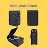 Picture of Rieibi Instax Mini EVO Case - Vintage PU Leather Protective Case for Fujifilm Instax Mini EVO Instant Camera - Full Cover with Adjustable Shoulder Strap - Black