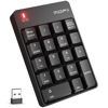 Picture of MOFII Wireless Number Pad - 2.4G Numeric Keypad Silent 19 Keys USB Keypads, Portable Financial Accounting Numpad 10 Key for Laptop/Notebook/Surface Pro/PC - Black