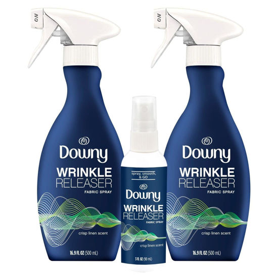 Picture of Downy Wrinkle Release Combo Pack Crisp Linen Scent - (2) 16.9 Ounce + (1) 3 Ounce