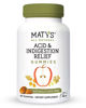 Picture of Matys Acid & Indigestion Relief Gummies - Safe & Effective, All Natural Heartburn Antacid Alternative Made with Apple Cider Vinegar, Ginger & Turmeric - 40ct Count