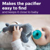 Picture of Philips AVENT Soothie Snuggle Pacifier Holder with Detachable Pacifier, Sloth, 0m+, SCF347/07