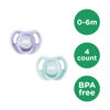 Picture of Tommee Tippee Ultra-Light Silicone Pacifier, Symmetrical One-Piece Design, BPA-Free Silicone Binkies, 0-6m, 4 Count