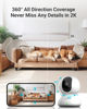 Picture of blurams Pet Camera, 2K Pan/Tilt Indoor Camera for Dog/Cat/Baby/Home Security with Phone App, Motion Detection & Auto Tracking, 2-Way Audio, Night Vision, Cloud&SD Card Storage, Works w/Alexa & Google