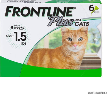 Picture of FRONTLINE Plus For Cats and Kittens Flea and Tick Treatment, 6 Doses