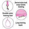 Picture of Hi Kiss Dog/Puppy Obedience Recall Training Agility Lead - 15ft 20ft 30ft 50ft 100ft Training Leash - Great for Training, Play, Camping, or Backyard - Pink 20ft