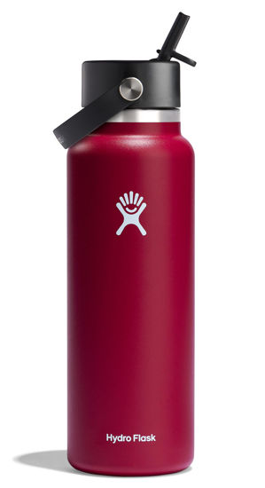 Picture of Hydro Flask 40 Oz Wide Flex Straw Cap Berry