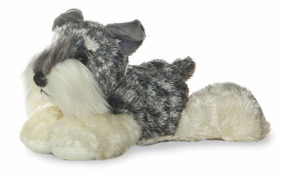 Picture of Aurora® Adorable Mini Flopsie™ Stein™ Stuffed Animal - Playful Ease - Timeless Companions - Gray 8 Inches