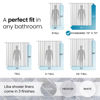 Picture of LiBa Bathroom Shower Curtain Liner - Waterproof Plastic Shower Curtain Premium PEVA Non-Toxic Shower Liner with Rust Proof Grommets Clear 10G Heavy Duty Bathroom Accessories 72x72