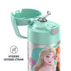 Picture of THERMOS FUNTAINER 12 Ounce Stainless Steel Vacuum Insulated Kids Straw Bottle, Frozen 2