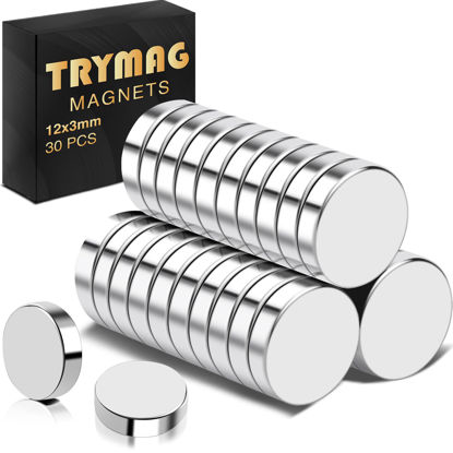 TRYMAG 200 Pcs Small Neodymium Magnets, 6x2mm Tiny Rare Earth Magnets for  Whiteboard, Small Round Disc Magnets for Fridge, Crafts, DIY, Science