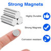 Picture of TRYMAG Magnets, 30Pcs Strong Rare Earth Magnets Small Round Fridge Magnets for Whiteboard, Heavy Neodymium Magnets Locker Magnets for Crafts, Whiteboard, Scientific Models - 0.47 inch D x 1/8 inch H