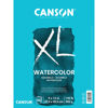 Picture of Canson XL Series Watercolor Textured Paper Pad for Paint, Pencil, Ink, Charcoal, Pastel, and Acrylic, Fold Over, 140 Pound,, 9” x 12”, 2 Pack, Fold Over Cover, 30 Sheets