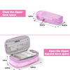 Picture of Choco Mocha Rose Pink Marble Pencil Case for Girl Expandable Pencil Pouch for Teen Girls