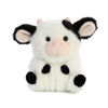 Picture of Aurora® Round Rolly Pet™ Daisy Cow™ Stuffed Animal - Adorable Companions - On-The-Go Fun - White 5 Inches