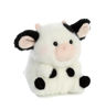 Picture of Aurora® Round Rolly Pet™ Daisy Cow™ Stuffed Animal - Adorable Companions - On-The-Go Fun - White 5 Inches