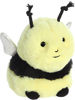 Picture of Aurora® Round Rolly Pet™ Bee Happy™ Stuffed Animal - Adorable Companions - On-The-Go Fun - Yellow 5 Inches