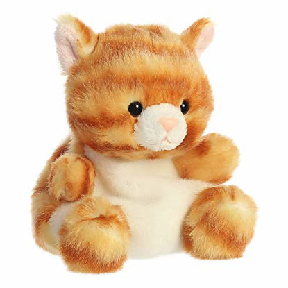 Picture of Aurora® Adorable Palm Pals™ Meow Kitty™ Stuffed Animal - Pocket-Sized Fun - On-The-Go Play - Orange 5 Inches