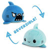 Picture of TeeTurtle - The Original Reversible Shark Plushie - Blue - Cute Sensory Fidget Stuffed Animals That Show Your Mood 3.5 inch