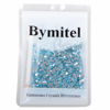 Picture of 1440PCS Art Nail Rhinestones non Hotfix Glue Fix Round Crystals Glass Flatback for DIY Jewelry Making with one Picking Pen (ss12 1440pcs, Aquamarine)