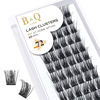 Picture of Lash Clusters D Curl 16mm DIY Lash Extensions 72 Clusters Lashes C D Curl B&Q LASH Wispy Volume Lashes Eyelash Clusters Extensions Individual Lashes Cluster DIY at Home (B35,D-16mm)