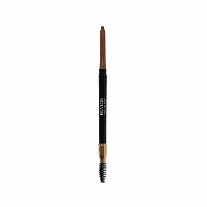 Picture of Revlon Eyebrow Pencil, Colorstay Eye Makeup with Eyebrow Spoolie, Waterproof, Longwearing Angled Precision Tip, 210 Soft Brown, 0.01 Oz