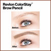 Picture of Revlon Eyebrow Pencil, Colorstay Eye Makeup with Eyebrow Spoolie, Waterproof, Longwearing Angled Precision Tip, 210 Soft Brown, 0.01 Oz