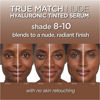 Picture of L’Oréal Paris True Match Nude Hyaluronic Tinted Serum Foundation with 1% Hyaluronic acid, Deep 8-10, 1 fl. oz.