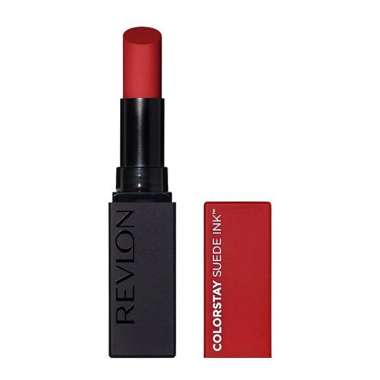 Picture of REVLON Lipstick, ColorStay Suede Ink, Built-in Primer, Infused with Vitamin E, Waterproof, Smudgeproof, Matte Color, 016 Bread Winner (Pack of 1)