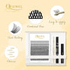 Picture of DIY Eyelash Extensions Kit, 144 Pcs Lash Clusters, Cluster Eyelashes Applicator Tool, Super Hold Cluster Lashes Bond and Seal, Clusters Lash Glue Remover Easy to Use at Home(QU-H-DH-02)