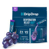 Picture of DripDrop Hydration - Electrolyte Powder Packets - Concord Grape - 32 Count.