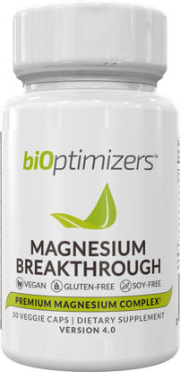 Picture of Magnesium Breakthrough Supplement 4.0 - Has 7 Forms of Magnesium: Glycinate, Malate, Citrate, and More - Natural Sleep and Brain Supplement - 30 Capsules