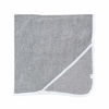 Picture of Burt's Bees Baby - Hooded Towel, Absorbent Knit Terry, Super Soft Single Ply, 100% Organic Cotton (Heather Grey, 1-Pack)