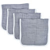 Picture of Muslin Burp Cloths Large 20 by 10 Inches 100% Cotton 6 Layers Extra Absorbent and Soft (Grey)