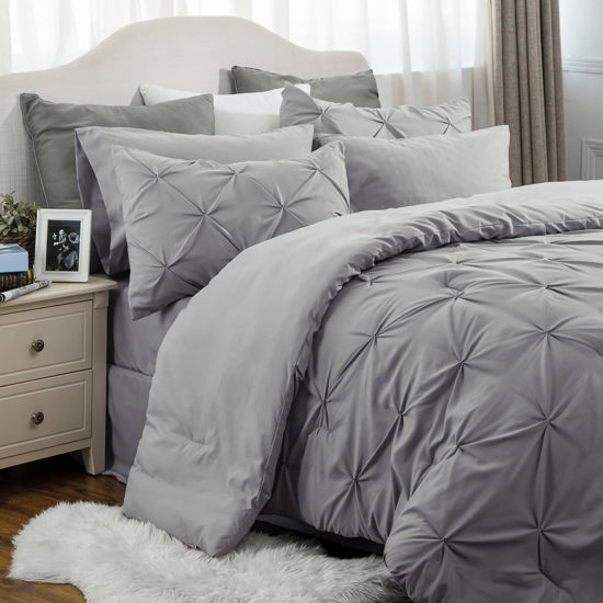  Bedsure Twin Comforter Set with Sheets - 5 Pieces Twin