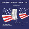 Picture of Disposable Face Masks with Designs Patriotic Cute Face Mask 3 Ply USA Flag Print 50 Pcs