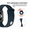 Picture of UPOLS Compatible with Apple Watch Band 38mm 42mm 40mm 44mm Sport Band, Silicone Sport Strap Replacement Bands Compatible for iWatch Series 4/3/2/1 S/M M/L