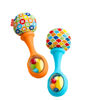 Picture of Fisher-Price Newborn Toys Rattle 'n Rock Maracas, Set of 2 Soft Musical Instruments for Babies 3+ Months, Blue Orang