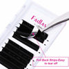 Picture of Volume Lash Extensions DD Curl 0.05 Easy Fan Volume Lashes 18mm Lash Extensions 2D-10D Easy Fanning Eyelash Extensions (0.05-DD, 18mm)