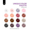 Picture of beetles Gel Polish 16 Colors Gel Nail Natural Charm Collection Pink Nude Nail Design Soak Off Burgundy Manicure Golden Glitter Color Set Need Uv Light Cured Salon Home Diy