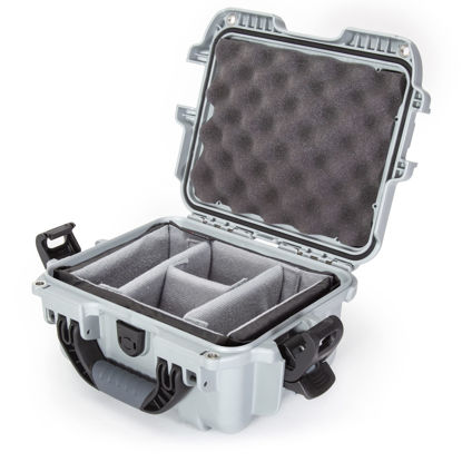 Picture of Nanuk 905 Waterproof Hard Case with Padded Dividers - Silver