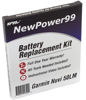 Picture of Battery Kit for Garmin Nuvi 50 and Nuvi 50LM with Tools, Video Instructions and Extended Life Battery from NewPower99