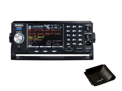 Picture of SDS200 Advanced X Base/Mobile Digital Trunking Police Radio Scanner, Latest with True I/Q Receiver Technology | Best Digital Decode Performance Device Bundled with HogoR Cleaning Cloth