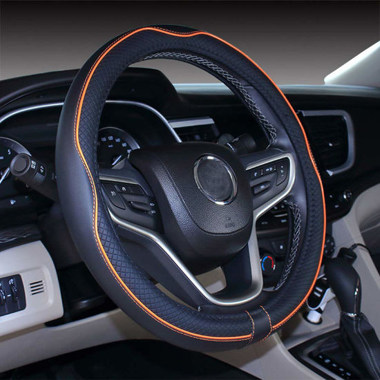 Orange steering on sale wheel covers