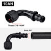 Picture of EVIL ENERGY 10AN 90 Degree Push Lock Hose Fitting End Black 2PCS