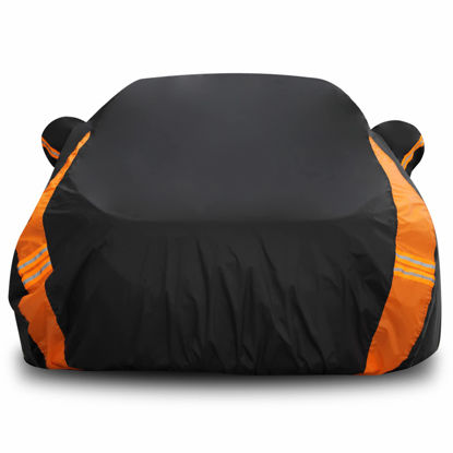 Picture of Avecrew Car Cover Waterproof All Weather for Automobiles, Outdoor Heavy Duty Full Exterior Covers for Sedan(186"-193")