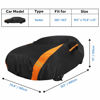 Picture of Avecrew Car Cover Waterproof All Weather for Automobiles, Outdoor Heavy Duty Full Exterior Covers for Sedan(186"-193")